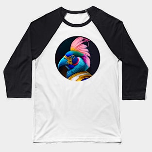 Super Bird Design Baseball T-Shirt